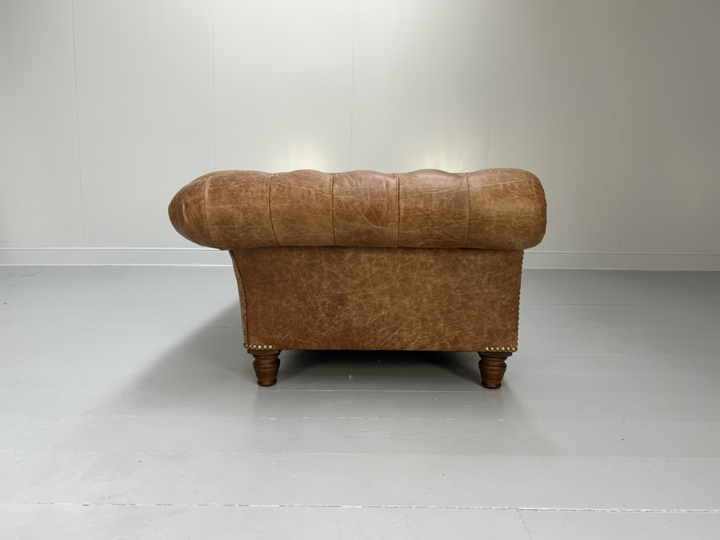 George Smith "Early Victorian Chesterfield " Sofa - In Brown Leather - RRP £17,000 - Image 4