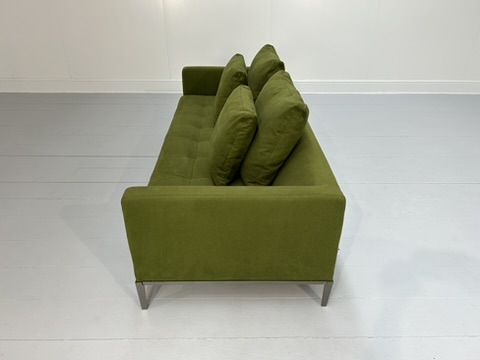 B&B Italia "Simpliciter" 3-Seat Sofa - In Green Fabric - RRP £8000 - Image 8