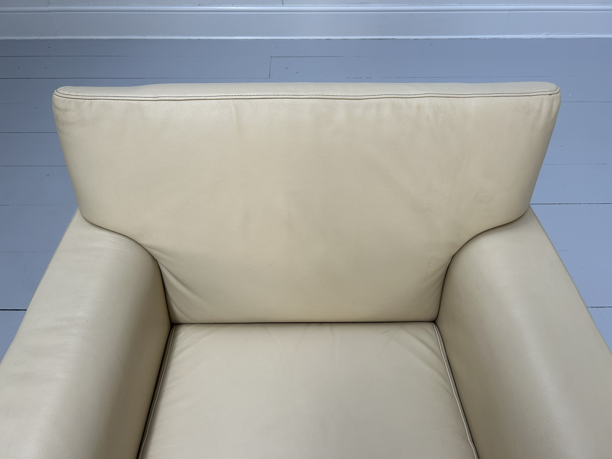 Walter Knoll "Morgan 465" Armchair - In Cream Leather - RRP £3200 - Image 12