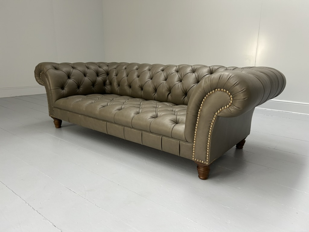 George Smith "Early Victorian Chesterfield " Sofa - In Grey Brown Leather - RRP £15,000 - Image 6