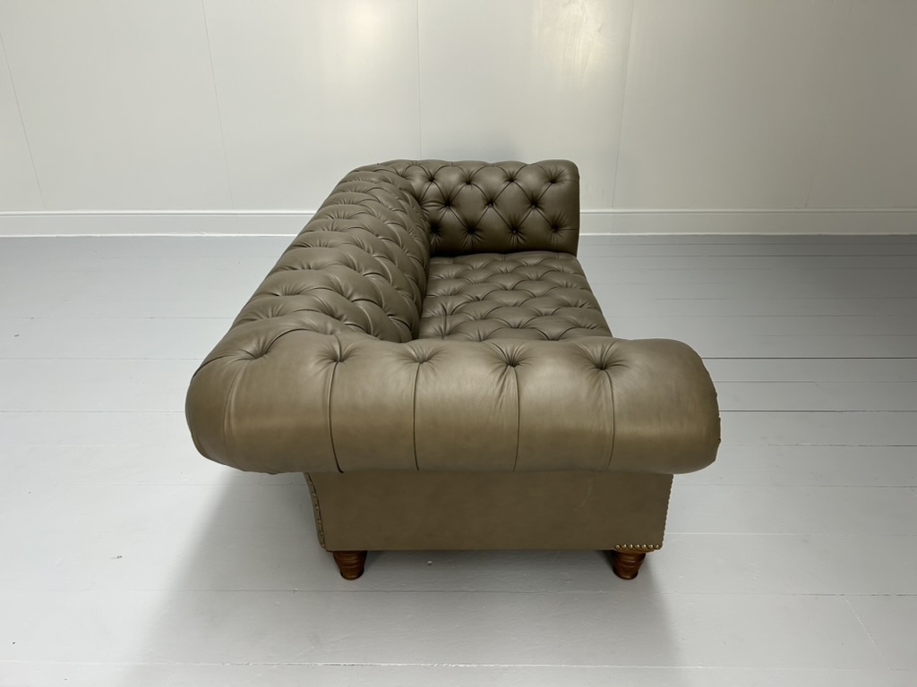 George Smith "Early Victorian Chesterfield " Sofa - In Grey Brown Leather - RRP £15,000 - Image 9