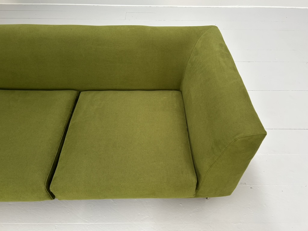 Cappellini "Elan" EN/4 3-Seat Sofa - In Green Fabric - RRP £6500 - Image 12