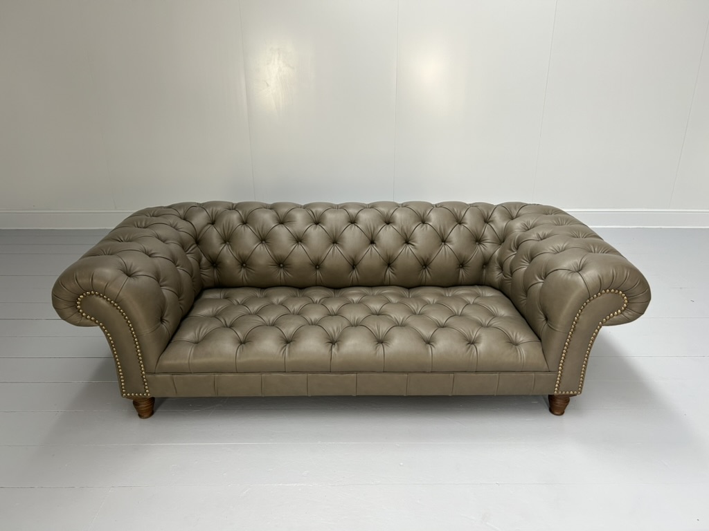 George Smith "Early Victorian Chesterfield " Sofa - In Grey Brown Leather - RRP £15,000 - Image 7