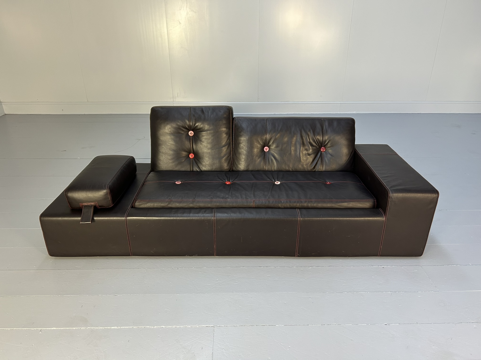 Vitra "Polder" 3-Seat Sofa - In Dark-Brown Leather - RRP £10,000 - Image 7