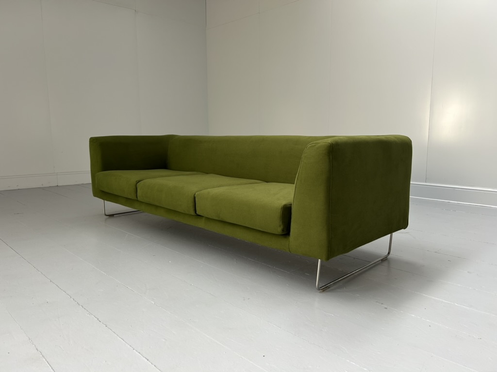 Cappellini "Elan" EN/4 3-Seat Sofa - In Green Fabric - RRP £6500 - Image 6