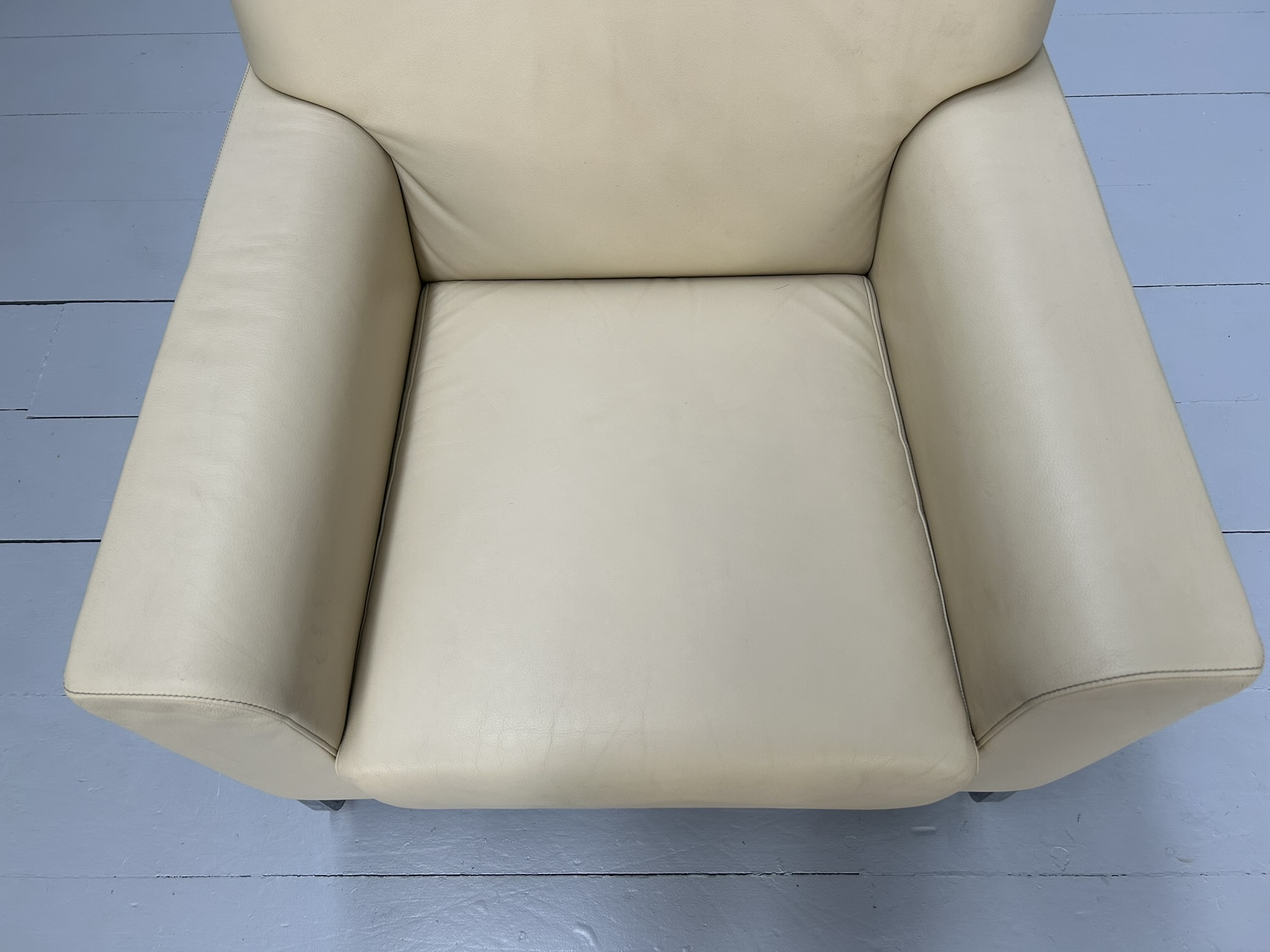 Walter Knoll "Morgan 465" Armchair - In Cream Leather - RRP £3200 - Image 13