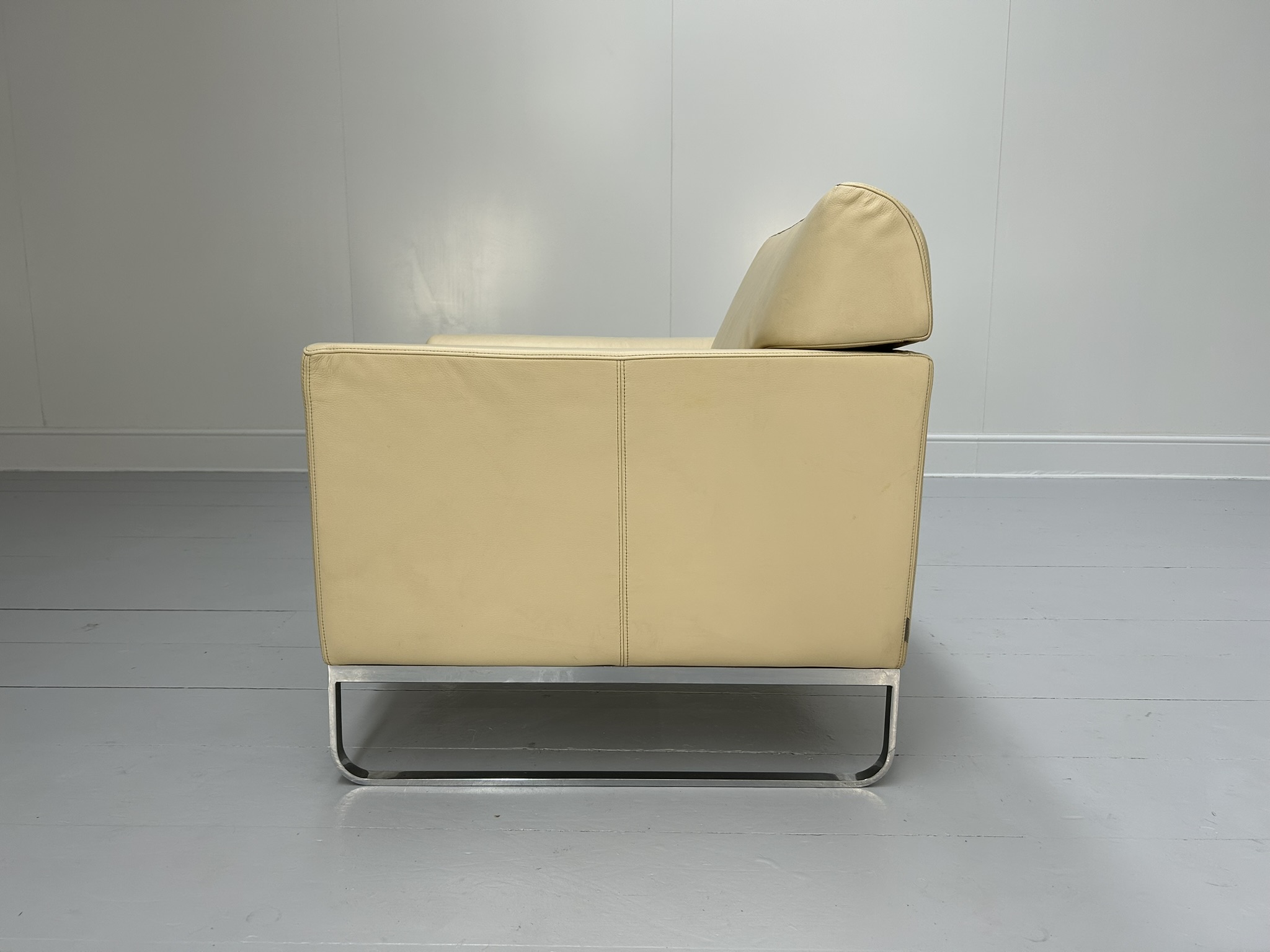 Walter Knoll "Morgan 465" Armchair - In Cream Leather - RRP £3200 - Image 5