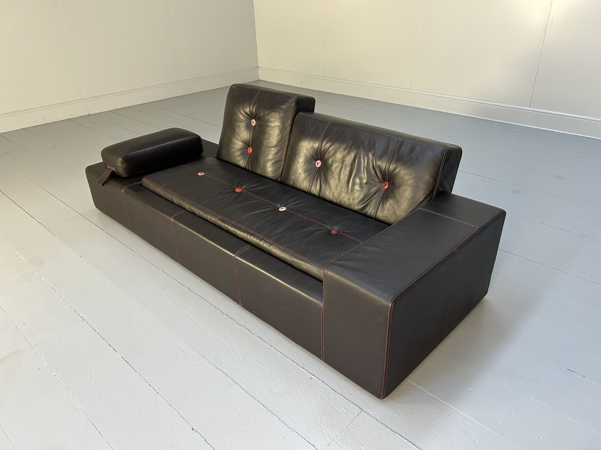 Vitra "Polder" 3-Seat Sofa - In Dark-Brown Leather - RRP £10,000 - Image 11