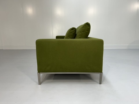 B&B Italia "Simpliciter" 3-Seat Sofa - In Green Fabric - RRP £8000 - Image 5