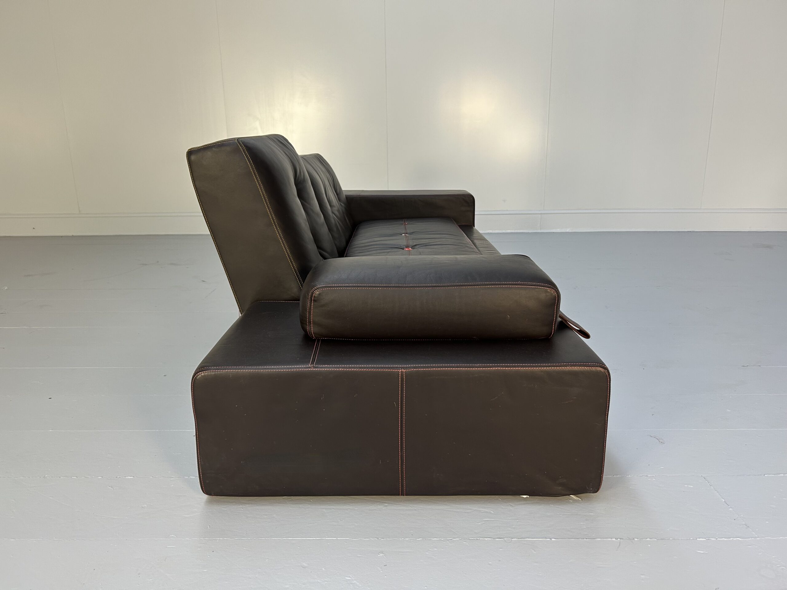 Vitra "Polder" 3-Seat Sofa - In Dark-Brown Leather - RRP £10,000 - Image 4