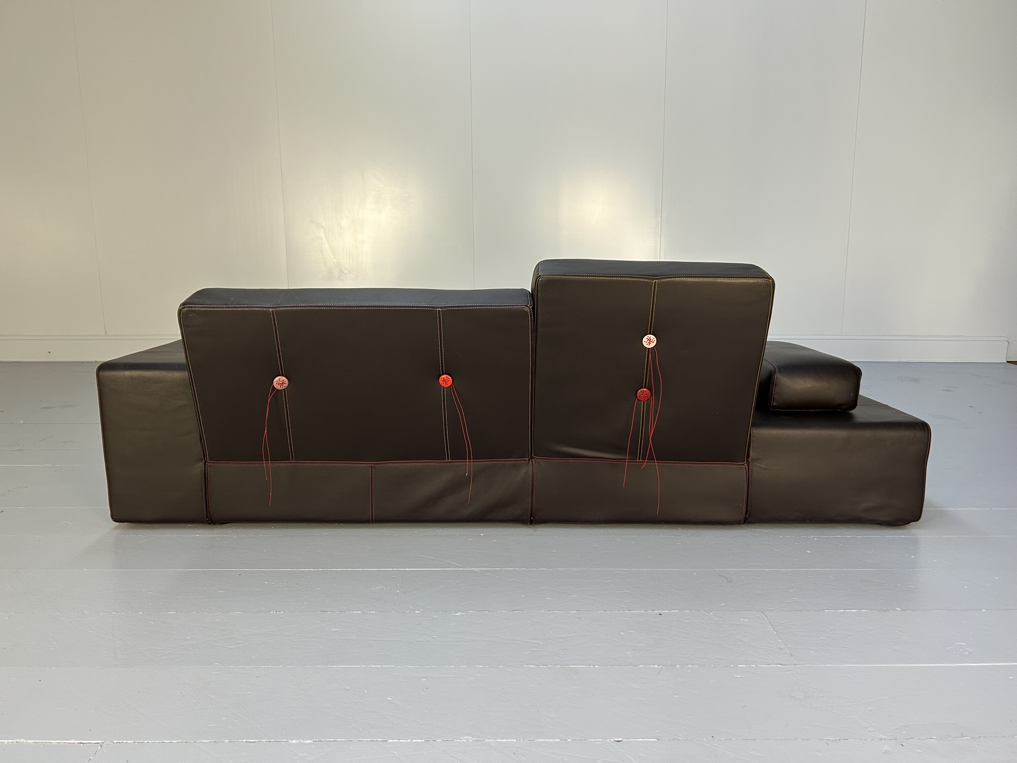 Vitra "Polder" 3-Seat Sofa - In Dark-Brown Leather - RRP £10,000 - Image 3