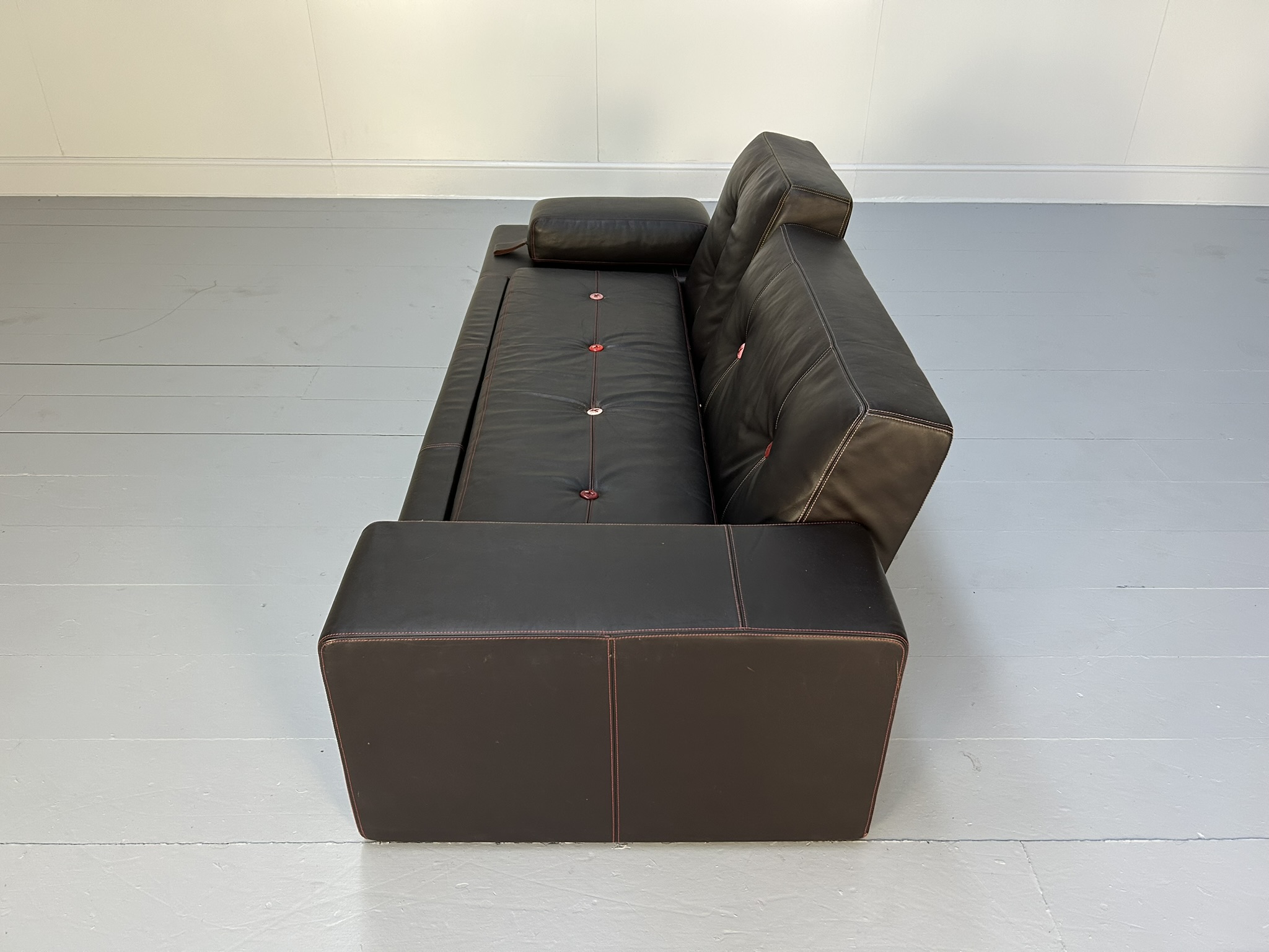 Vitra "Polder" 3-Seat Sofa - In Dark-Brown Leather - RRP £10,000 - Image 10