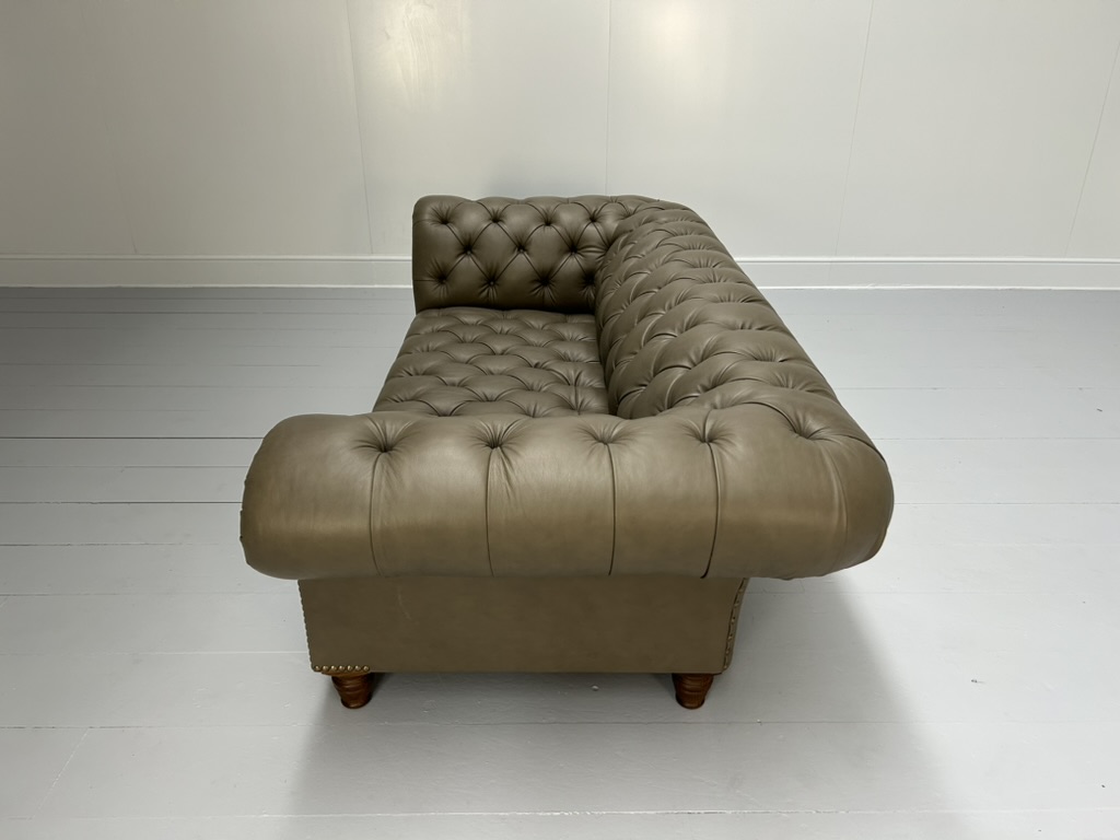 George Smith "Early Victorian Chesterfield " Sofa - In Grey Brown Leather - RRP £15,000 - Image 10