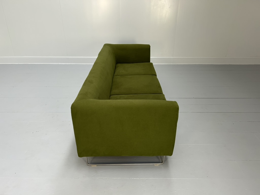 Cappellini "Elan" EN/4 3-Seat Sofa - In Green Fabric - RRP £6500 - Image 8