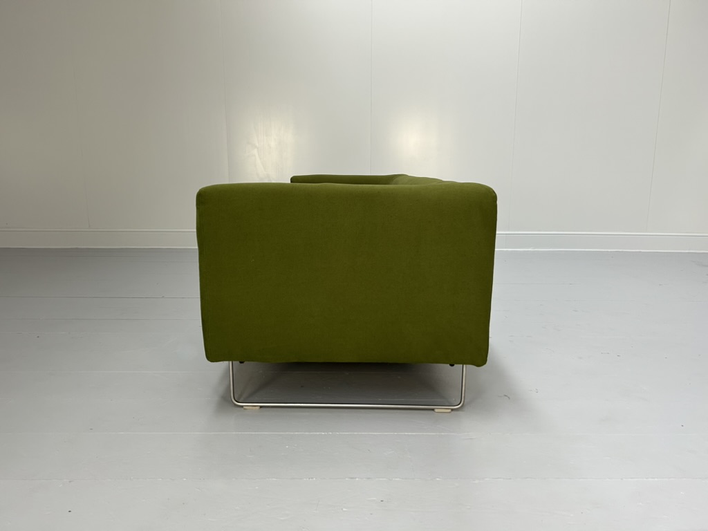 Cappellini "Elan" EN/4 3-Seat Sofa - In Green Fabric - RRP £6500 - Image 4