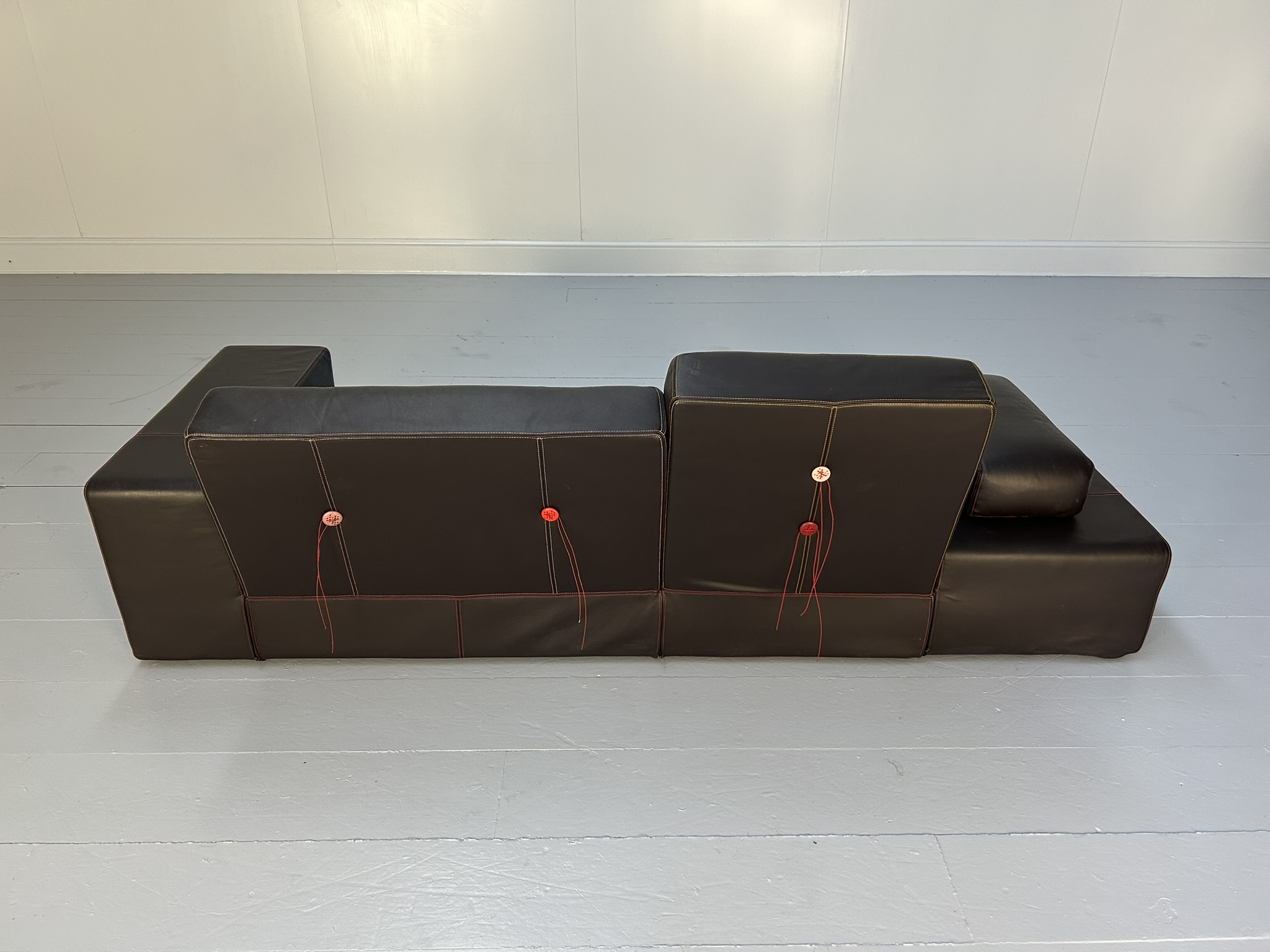 Vitra "Polder" 3-Seat Sofa - In Dark-Brown Leather - RRP £10,000 - Image 8