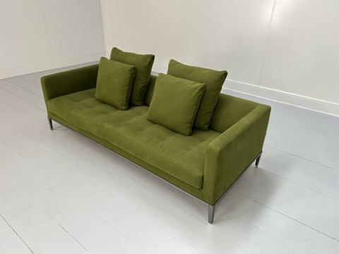 B&B Italia "Simpliciter" 3-Seat Sofa - In Green Fabric - RRP £8000 - Image 6