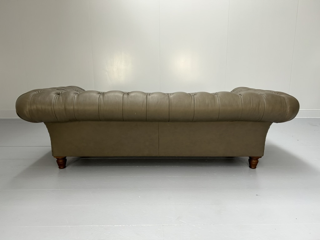 George Smith "Early Victorian Chesterfield " Sofa - In Grey Brown Leather - RRP £15,000 - Image 3